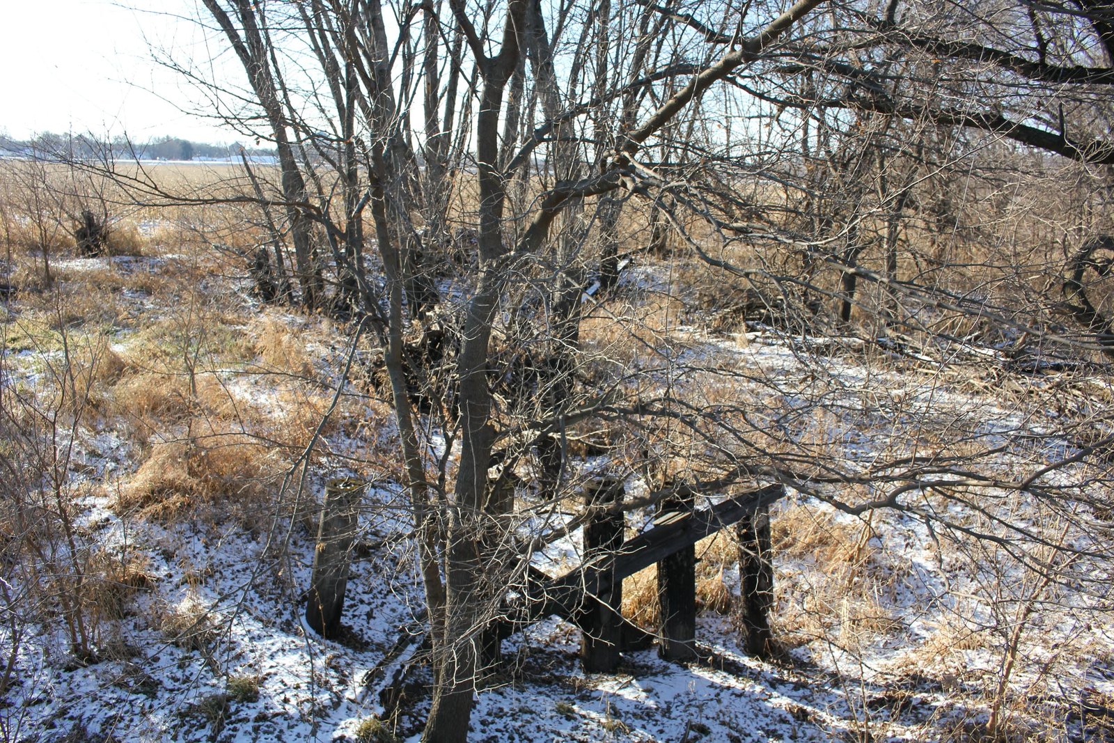 Remains of south approach